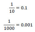分母が大きい、小さい場合の計算