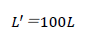 L'＝100L