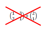 図　行列の行と列の数が異なる場合