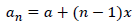 a_n=a+\left(n+1\right)x