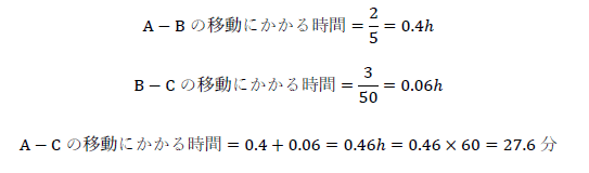時間の求め方と問題の解き方2